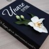 бонбоньерки книжечки с орхидеей