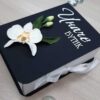 бонбоньерки книжечки с орхидеей